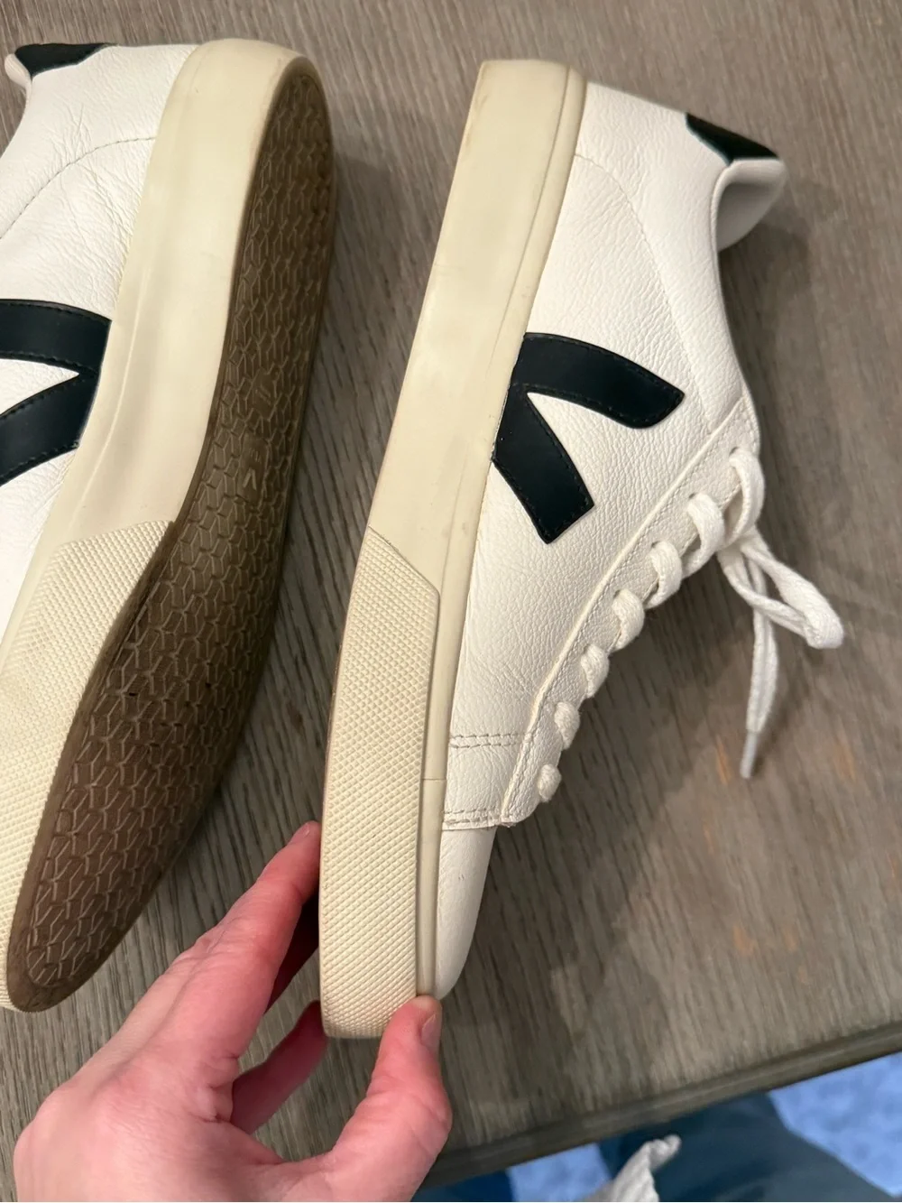 Veja Campo Sneaker in Extra White and Black